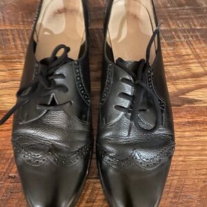 Ferragamo loafers Italian leather.